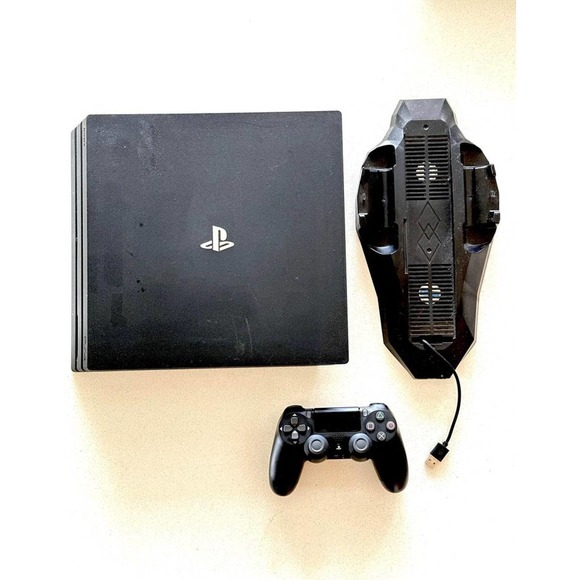 OBO Used PlayStation PS4 Pro W/ Cooling Stand & Controller - Picture 4 of 4